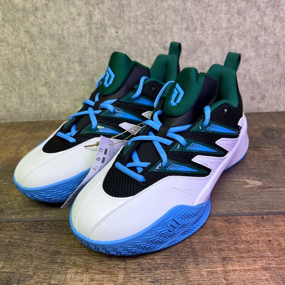 Adidas Dame Certified 3 Low Basketball Shoes White/Green/Blue Size 5.5 NWOB - Picture 2 of 10
